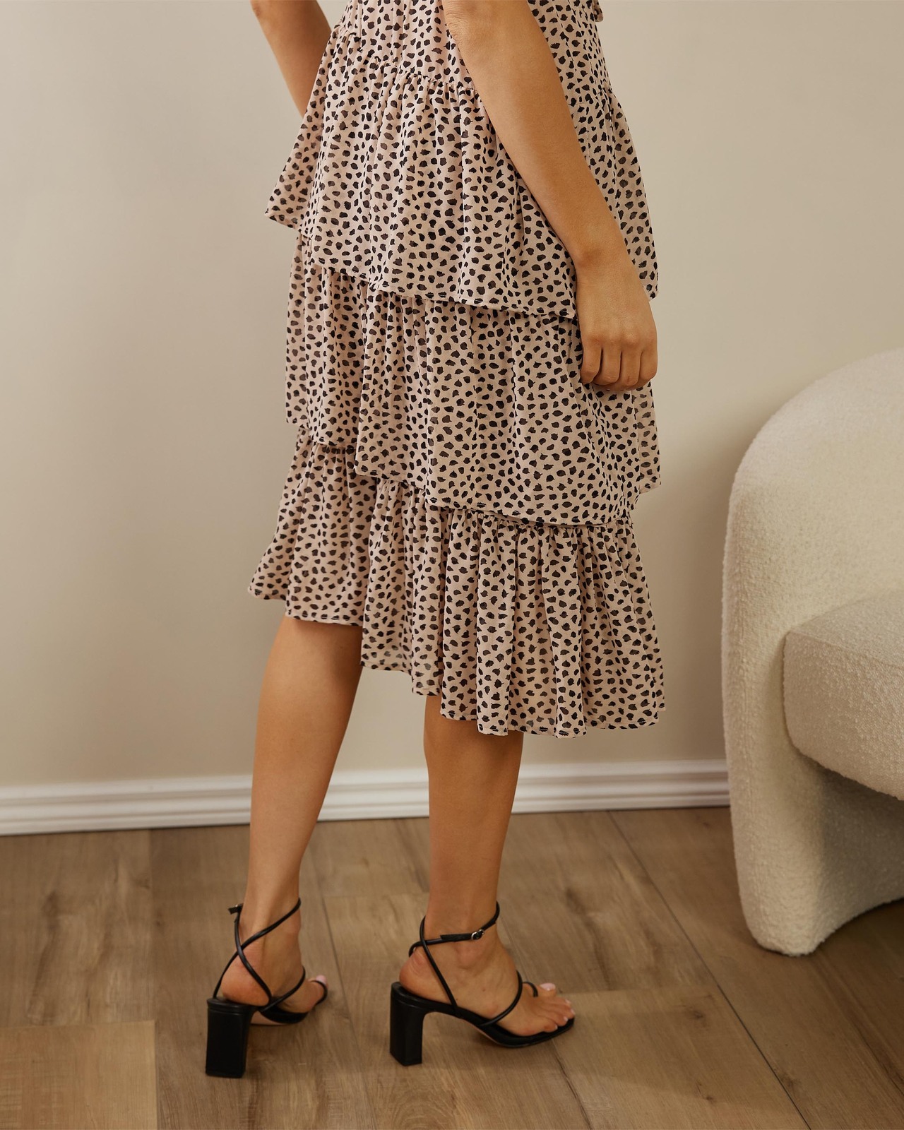 Faith Tiered Midi Dress