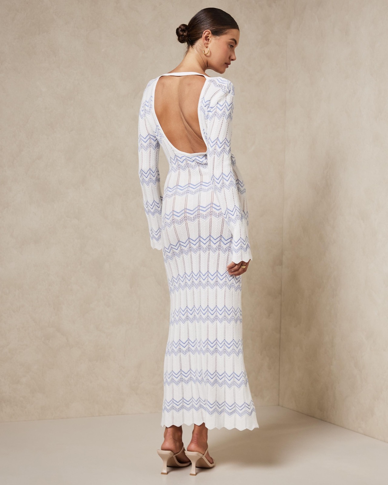 Pointelle Knit Dress