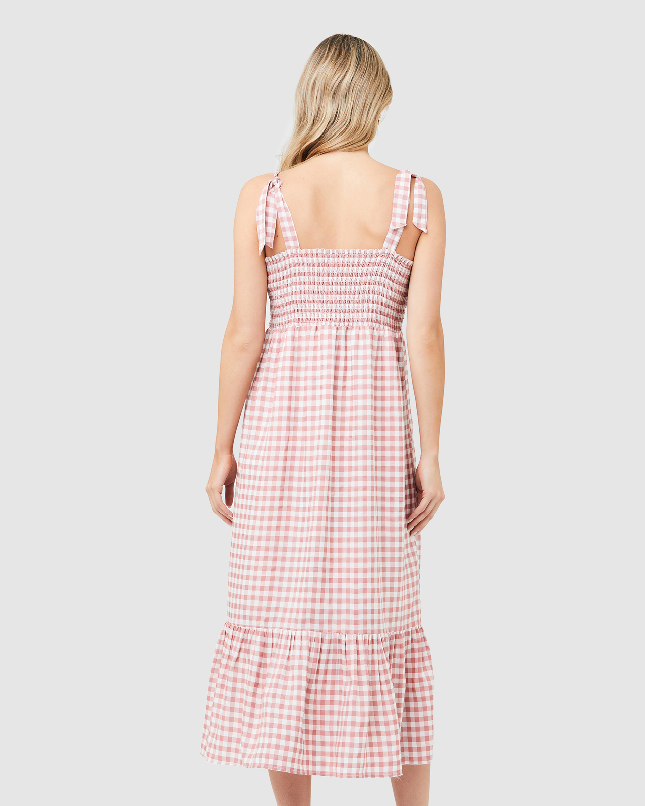 Gingham Nursing Dress