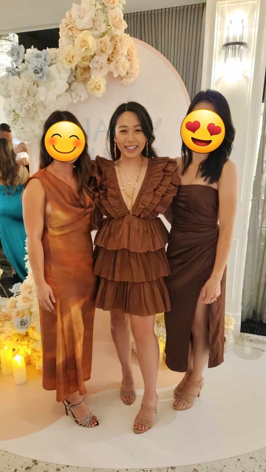 Aje. Aje - Rhythmic Frilled Mini Dress in Coffee - AirRobe