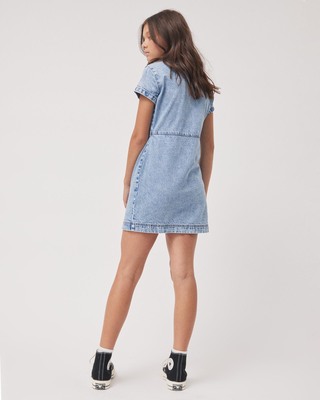 Decjuba Kids Girls Hattie Denim Dress - AirRobe Decjuba Kids Girls Hattie Denim Dress - AirRobe