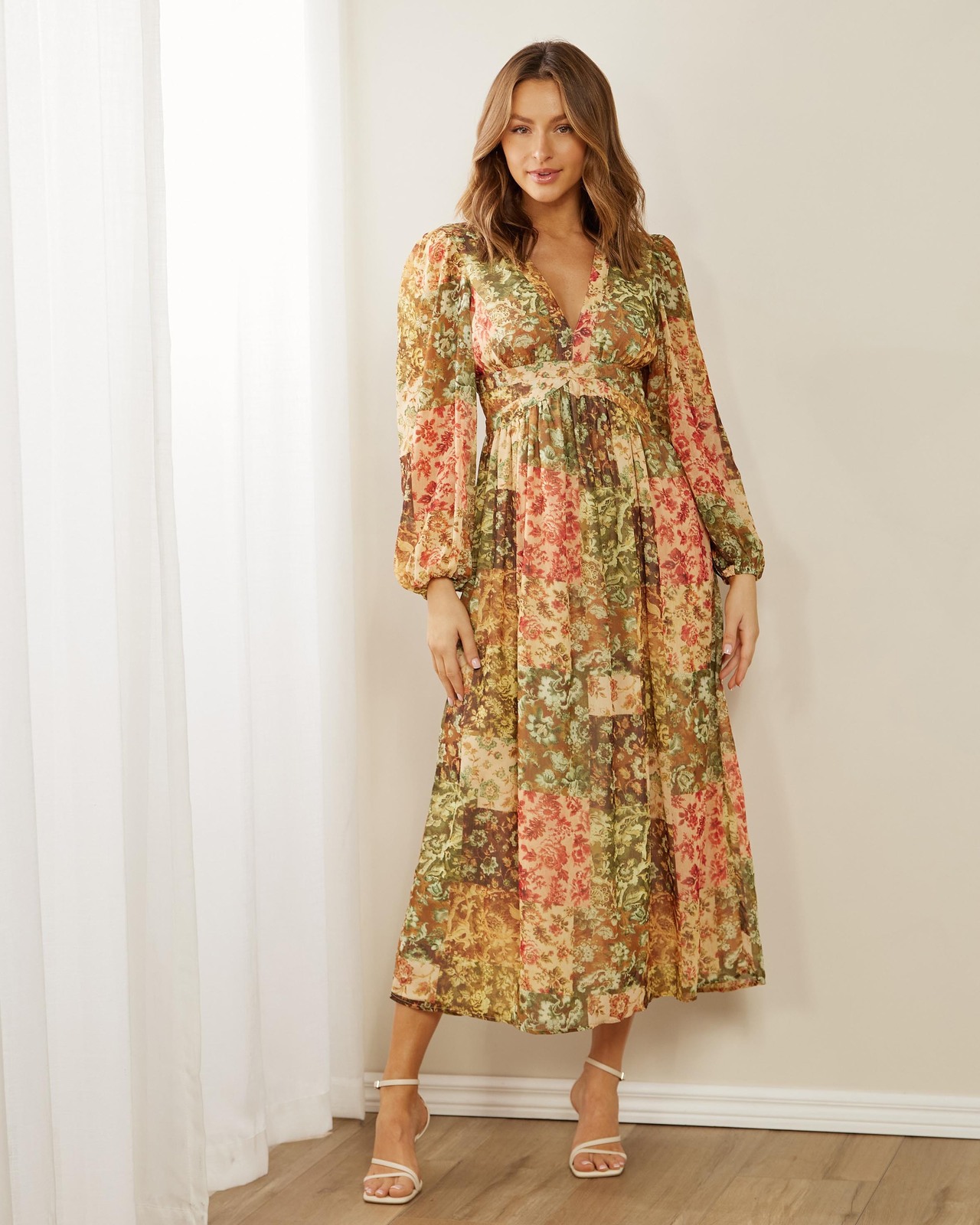 Ada Chiffon Maxi Dress