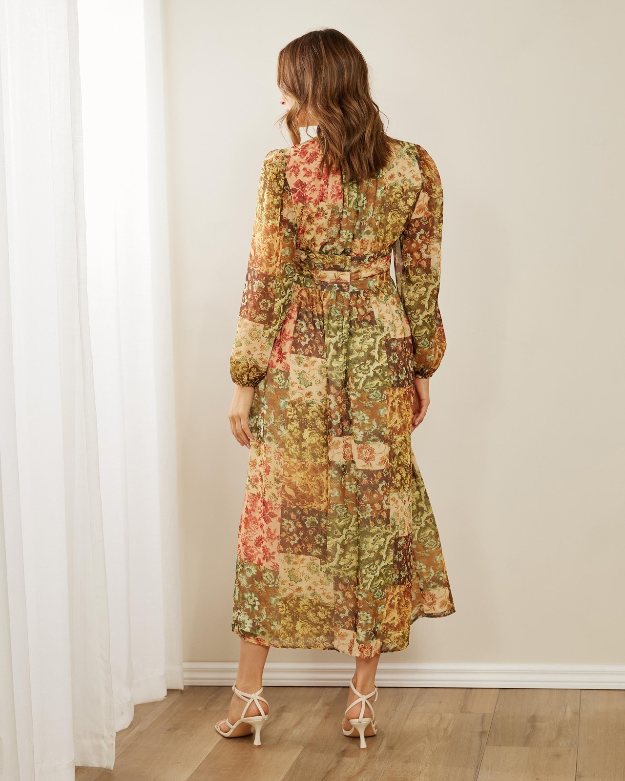 Ada Chiffon Maxi Dress