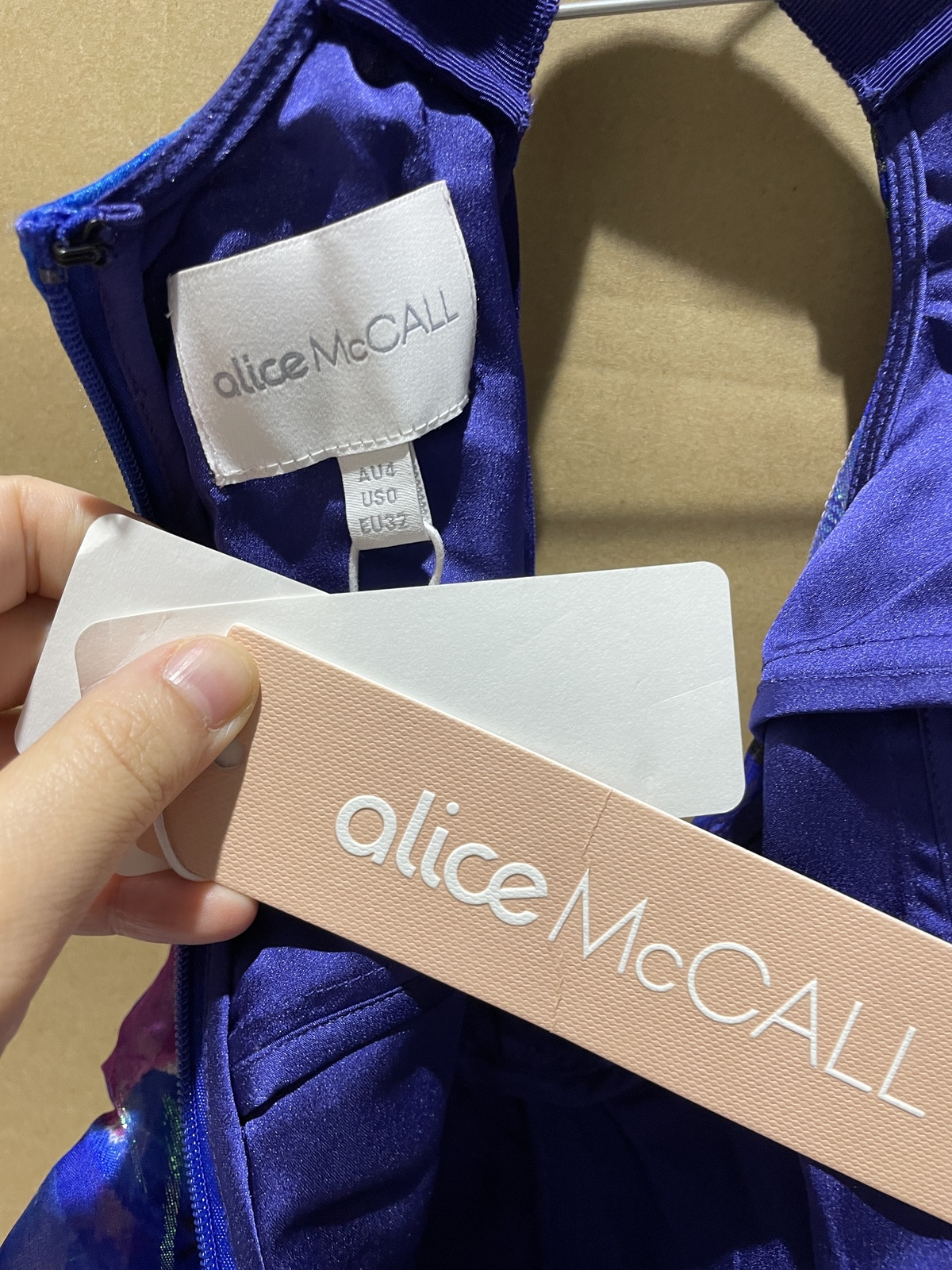 BNWT  ELECTRIC DREAM GIRL GOWN - SIZE 4 AU/0 US (RRP $590)