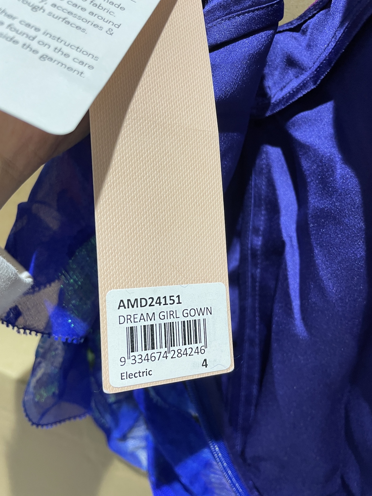 BNWT  ELECTRIC DREAM GIRL GOWN - SIZE 4 AU/0 US (RRP $590)