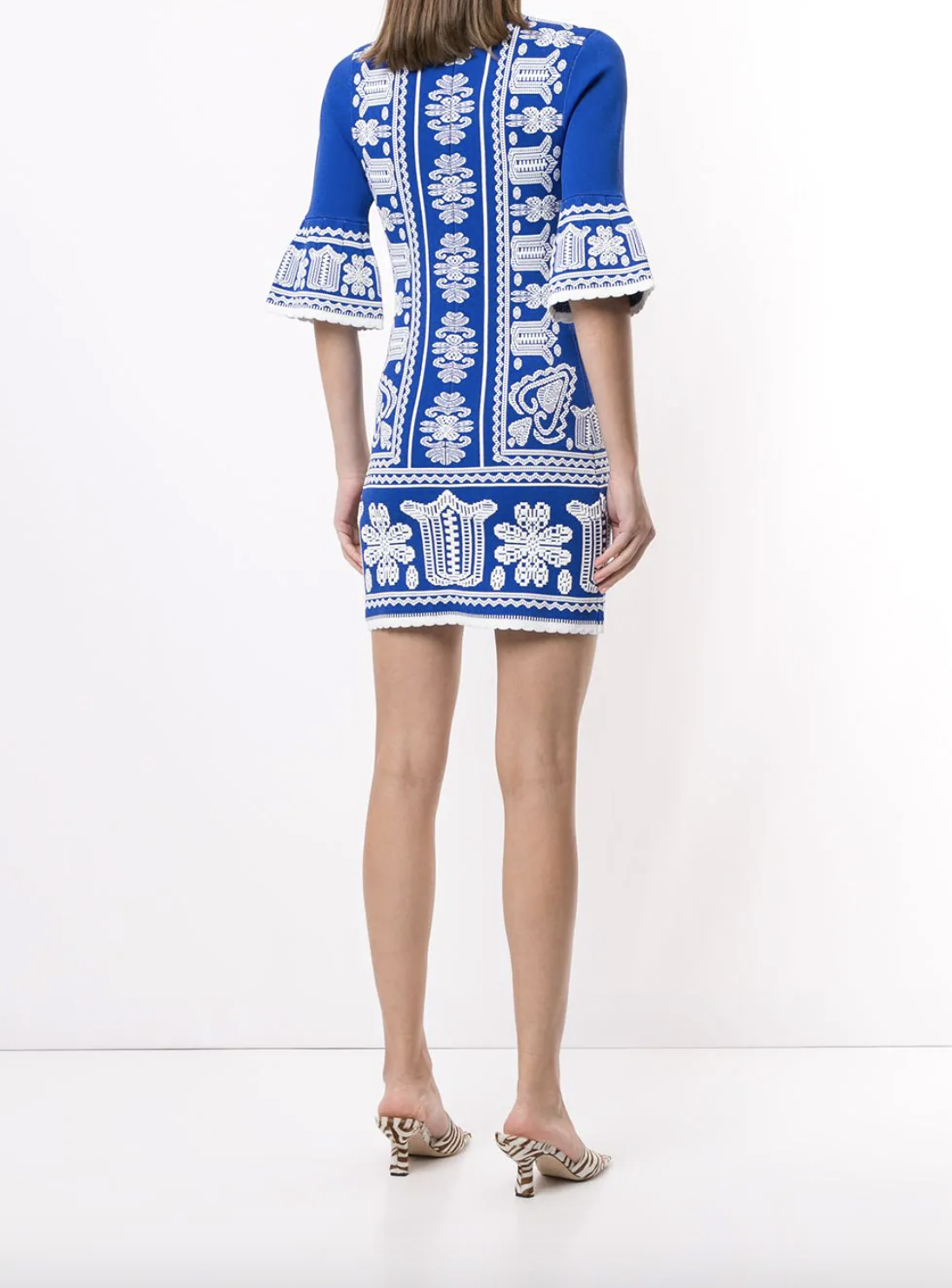 Mini Dress Alice Mccall Blue And White Dress Hometown Girl Dress