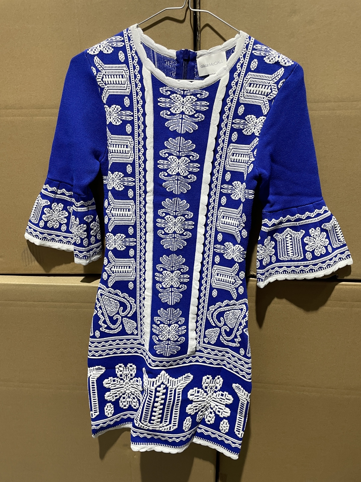 BNWT ROYAL BLUE DEVOTION JACKET DRESS - SIZE 4 AU/0 US (RRP $375)
