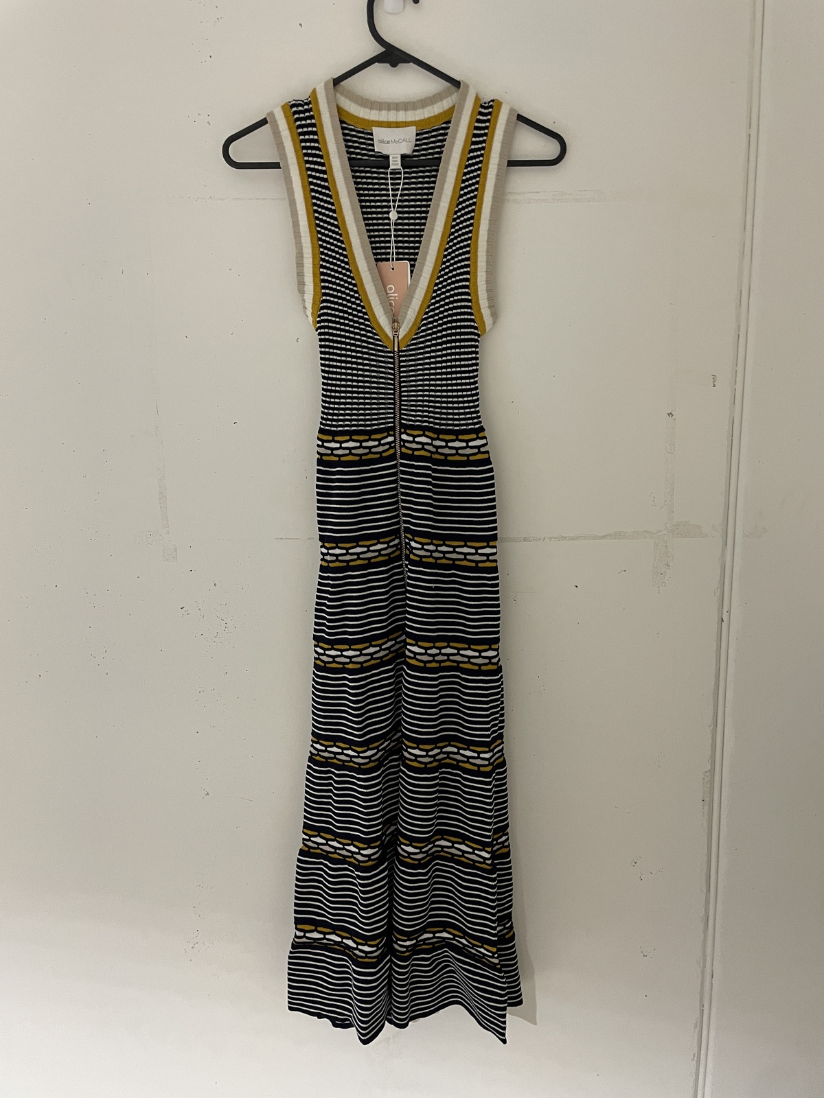 BNWT MULTI STRANGE GIRL MIDI DRESS - SIZE 4 AU/0 US (RRP $395)