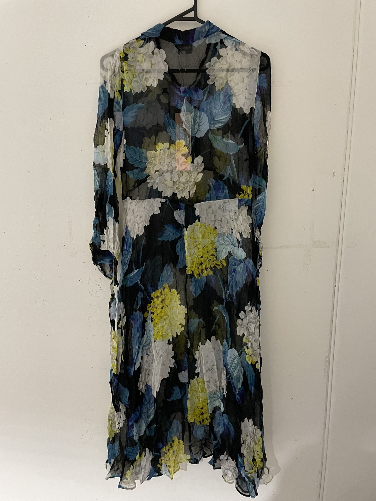 BNWT BLACK WILD FRONTIER MIDI DRESS - SIZE 4 AU/0 US (RRP $495)