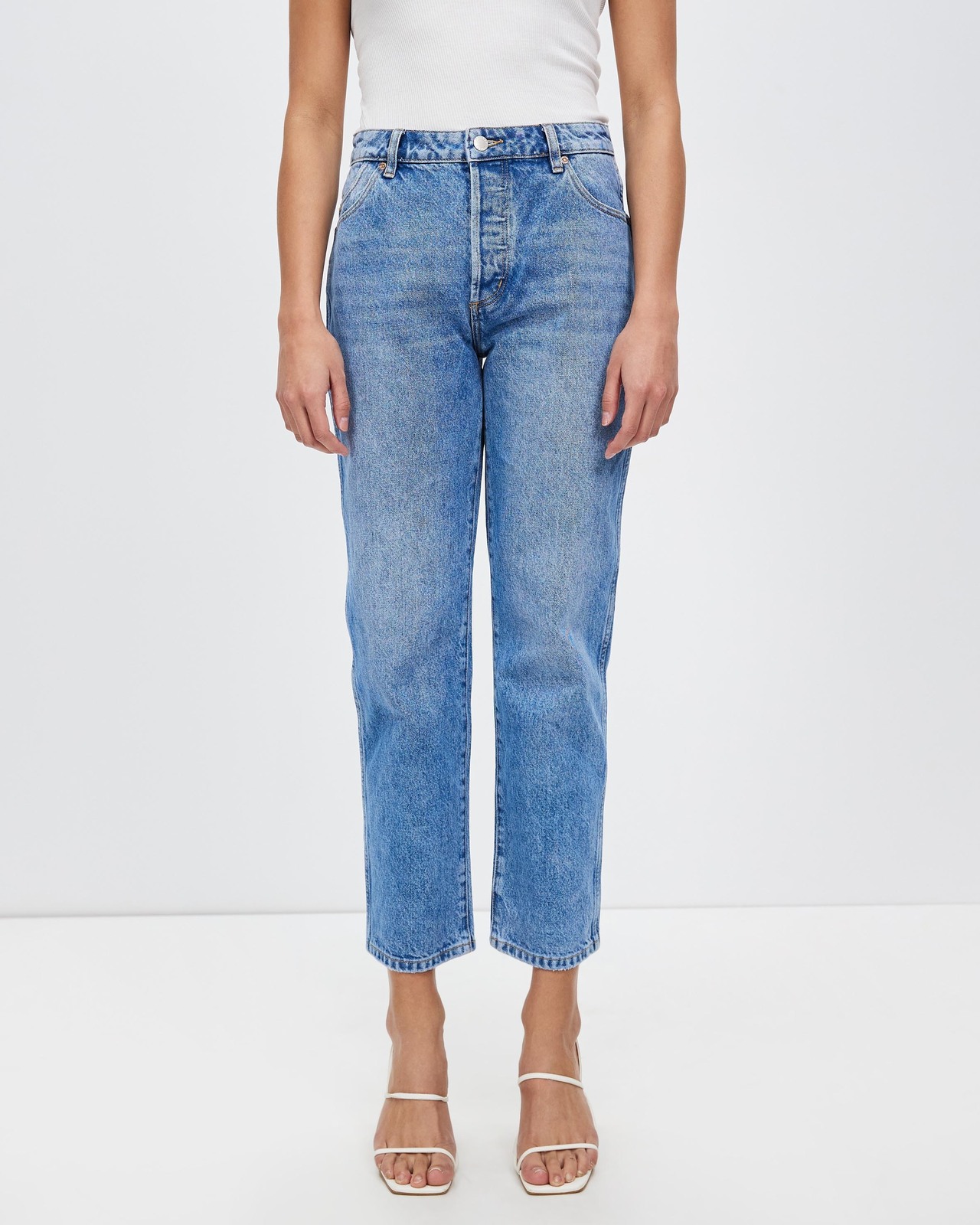 Classic Straight Ankle Recycled Cornflower Jeans