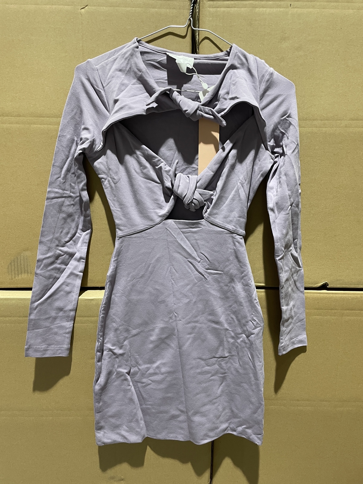 BNWT LAVENDER REAL THING MINI DRESS - SIZE 6 AU/2 US (RRP $175)