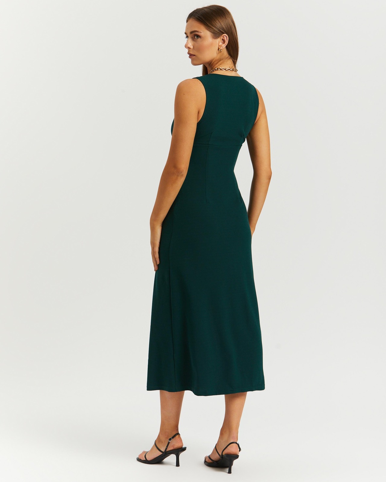 Lindy V Neck Midi Dress