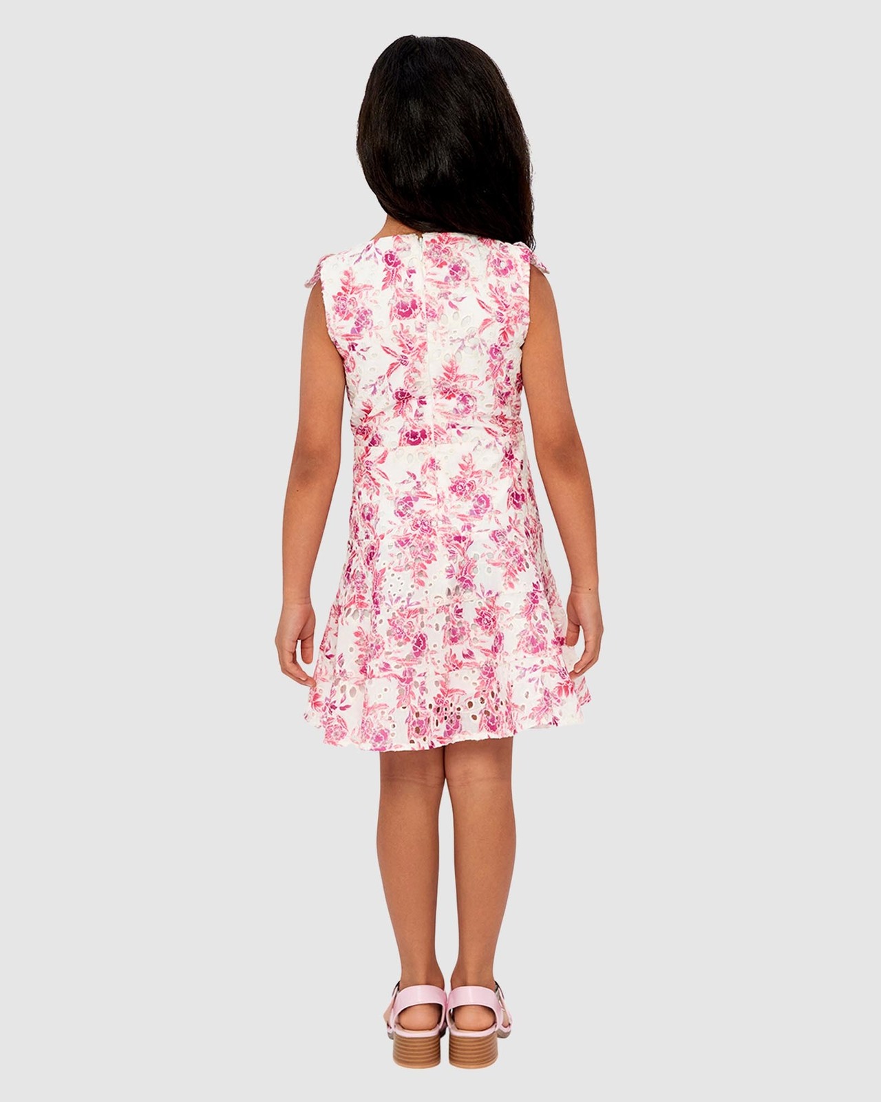 Sadie Broderie Mini Dress - Kids-Teens