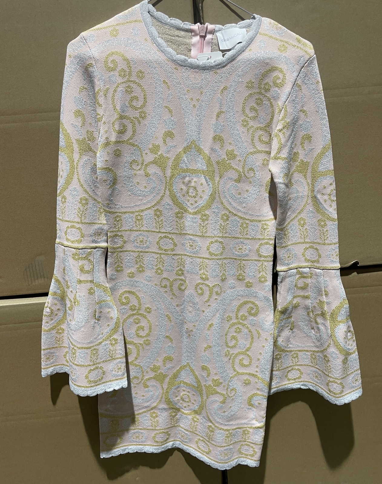 BNWT ALICE MCCALL BLUSH ADORE MINI DRESS - SIZE 6 AU/2 US (RRP $395)