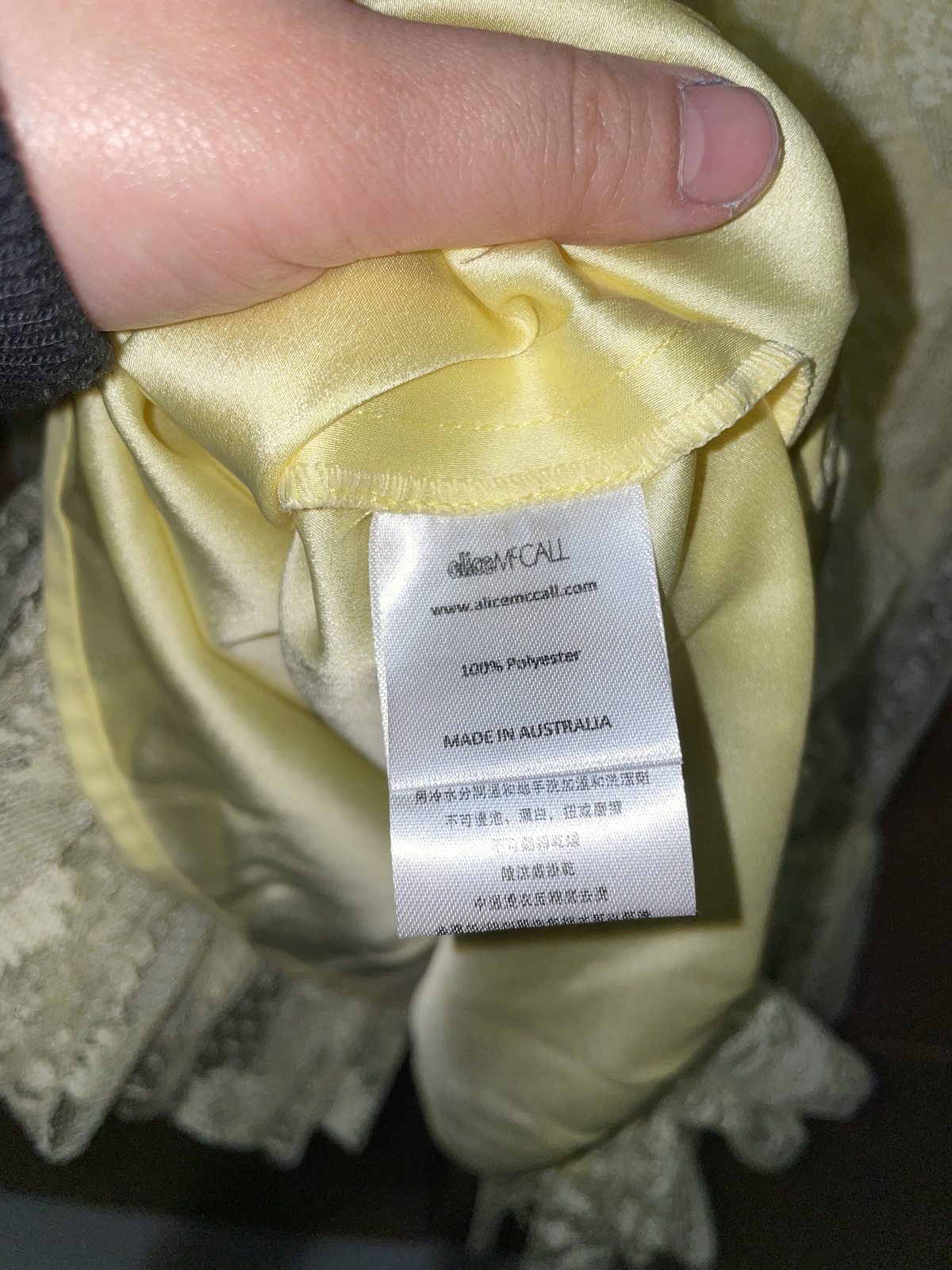 BNWT  LEMON LOVE MY WAY MINI DRESS - SIZE 6 AU/2 US (RRP $360)