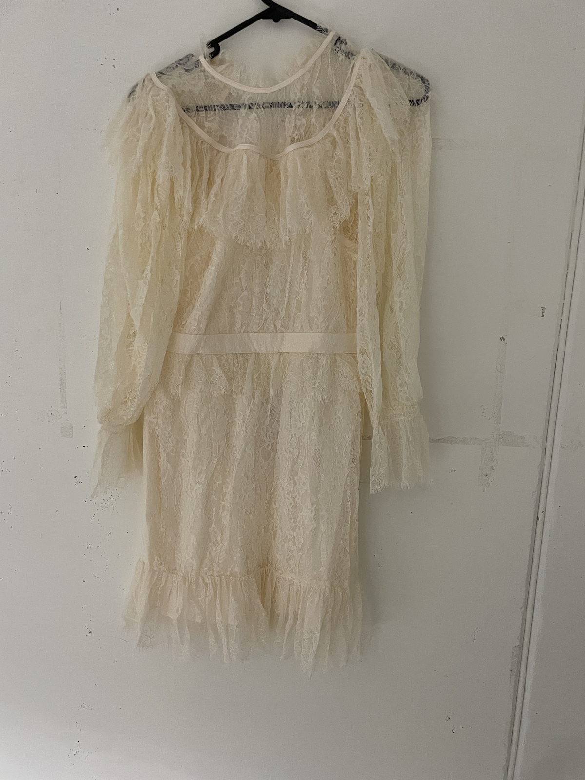 BNWT CREME LOVE MY WAY MINI DRESS - SIZE 8 AU/4 US (RRP $360)