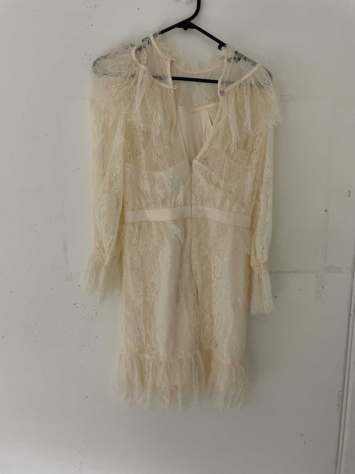 BNWT CREME LOVE MY WAY MINI DRESS - SIZE 8 AU/4 US (RRP $360)