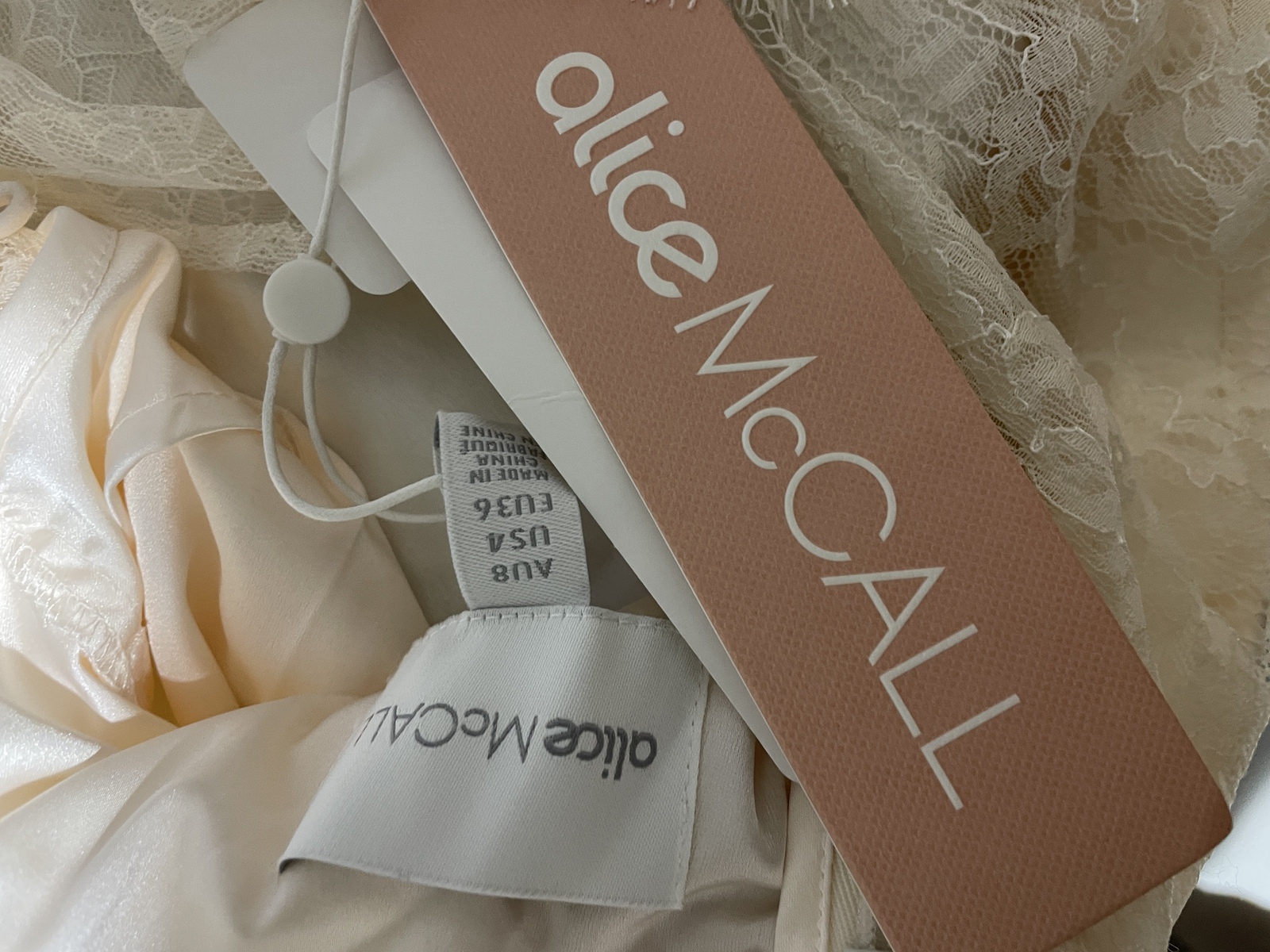 BNWT CREME LOVE MY WAY MINI DRESS - SIZE 8 AU/4 US (RRP $360)