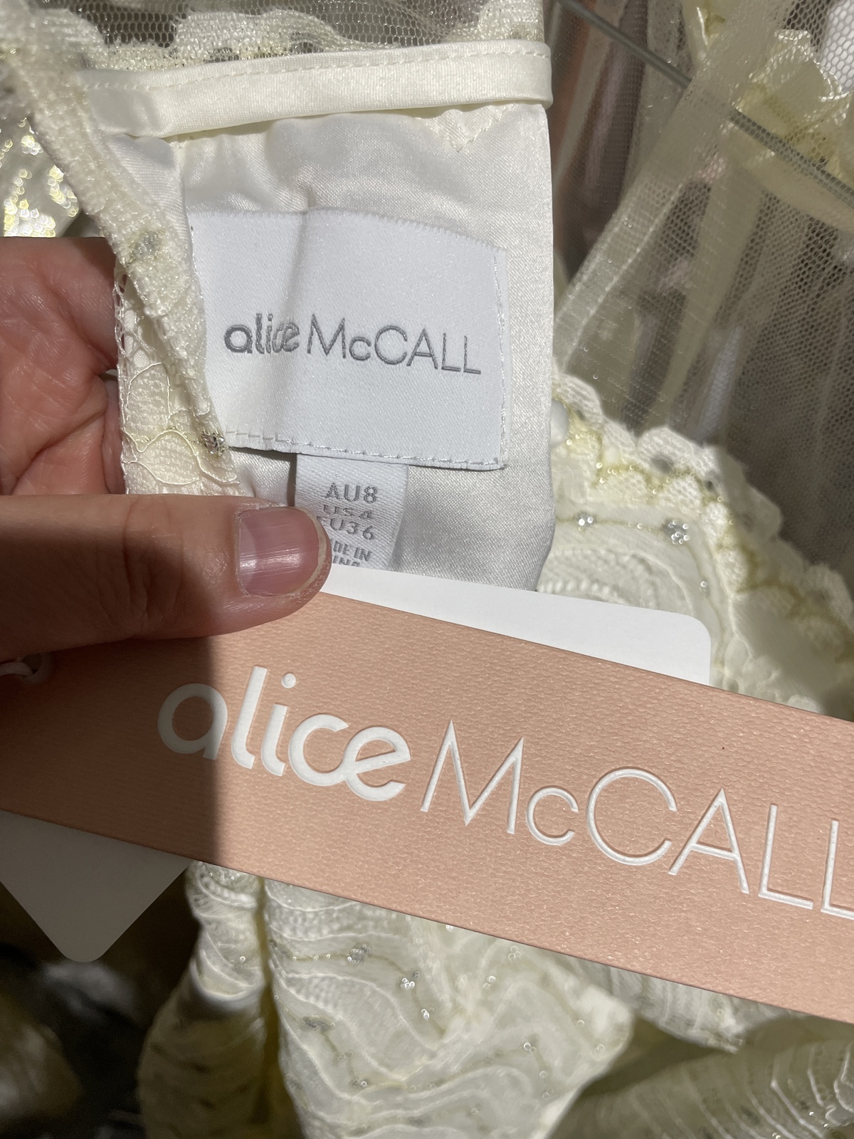 BNWT CREME MOONSTRUCK PLAYSUIT - SIZE 8 AU/4 US (RRP $395)