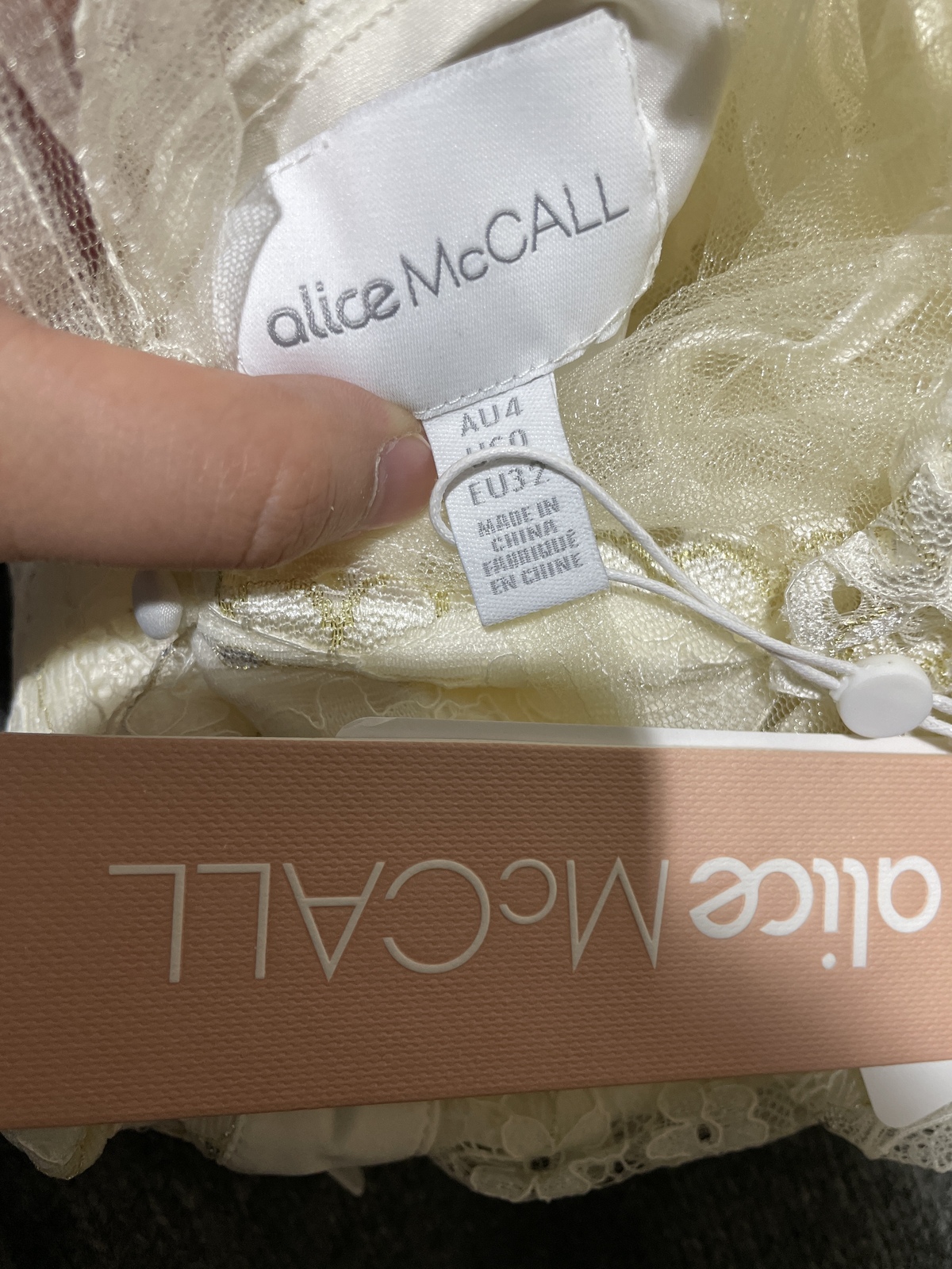 BNWT CREME MOONSTRUCK PLAYSUIT - SIZE 4 AU/0 US (RRP $395)