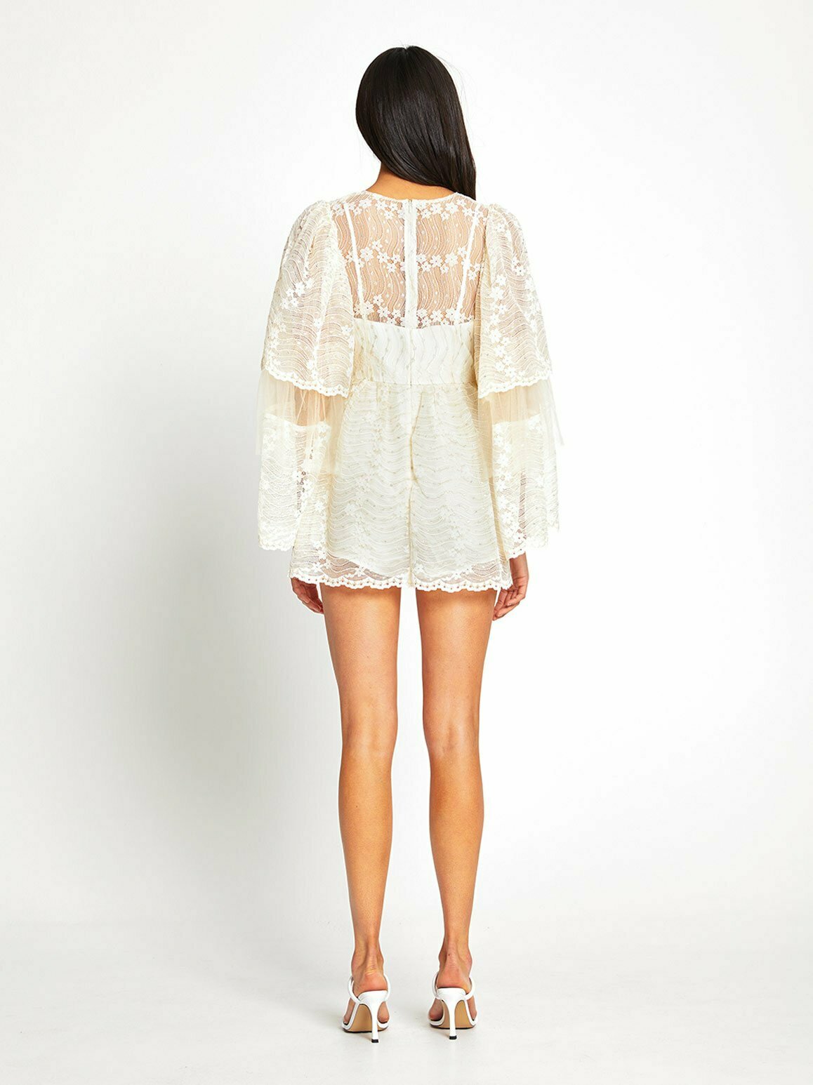 BNWT CREME MOONSTRUCK MINI DRESS - SIZE 12 AU/8 US (RRP $395)
