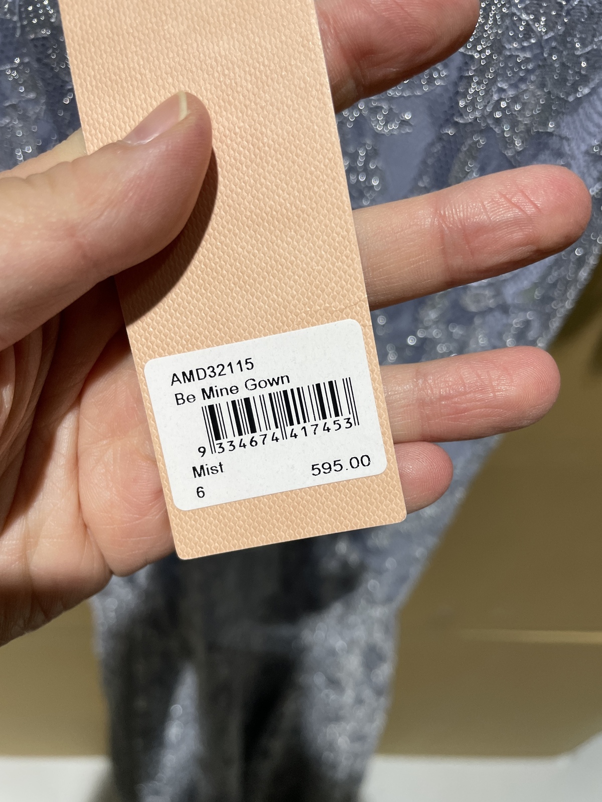 BNWT MIST BE MINE GOWN - SIZE 6 AU/2 US (RRP $595)