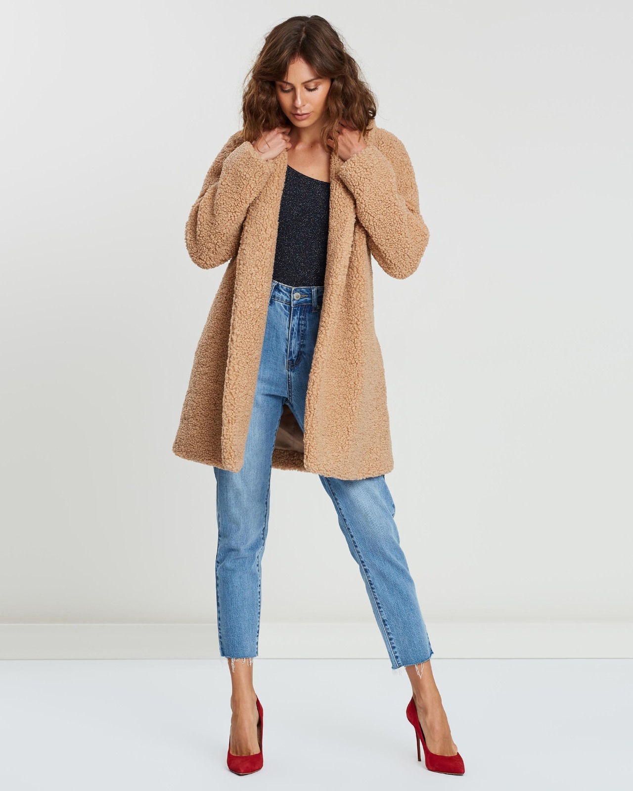 Teddy Longline Coat AirRobe