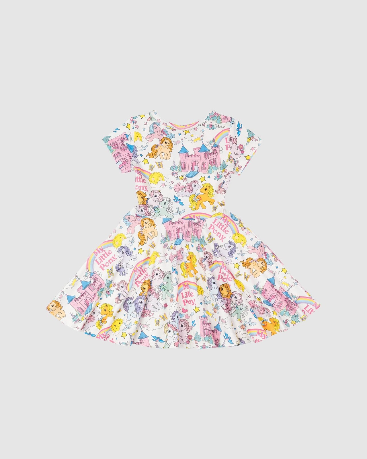 Rainbows & Ponies Waisted Dress - Kids