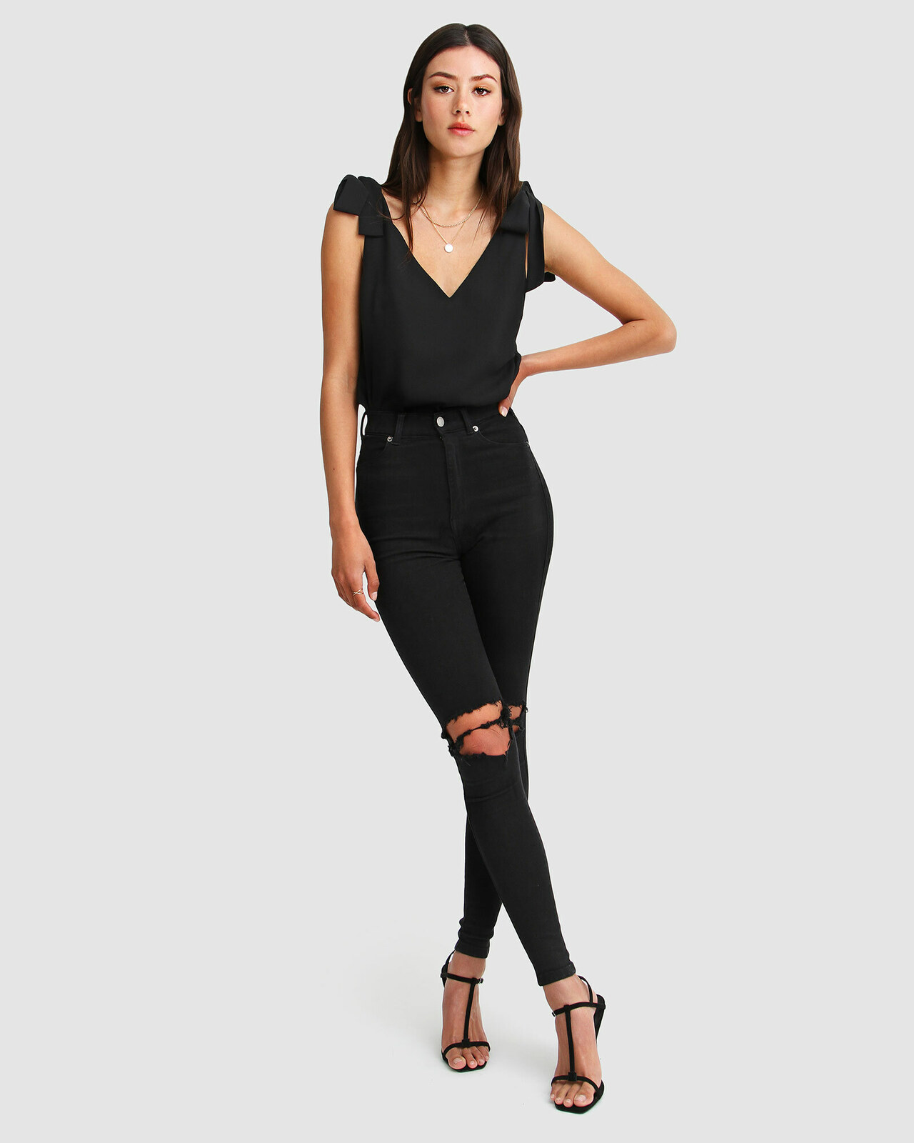 Feel For You V-Neck Top