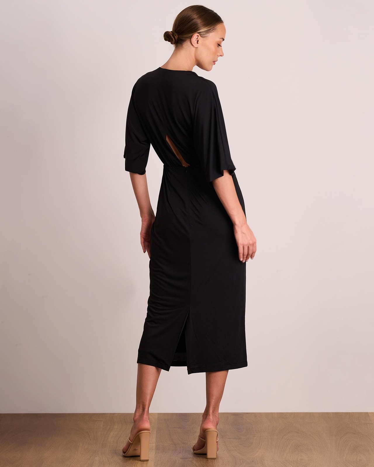 Nirvana Drape Midi Dress