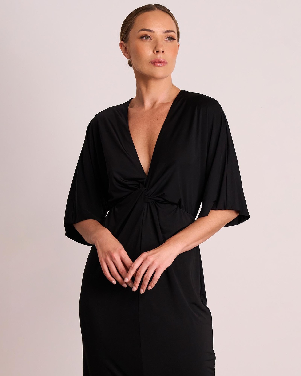 Nirvana Drape Midi Dress
