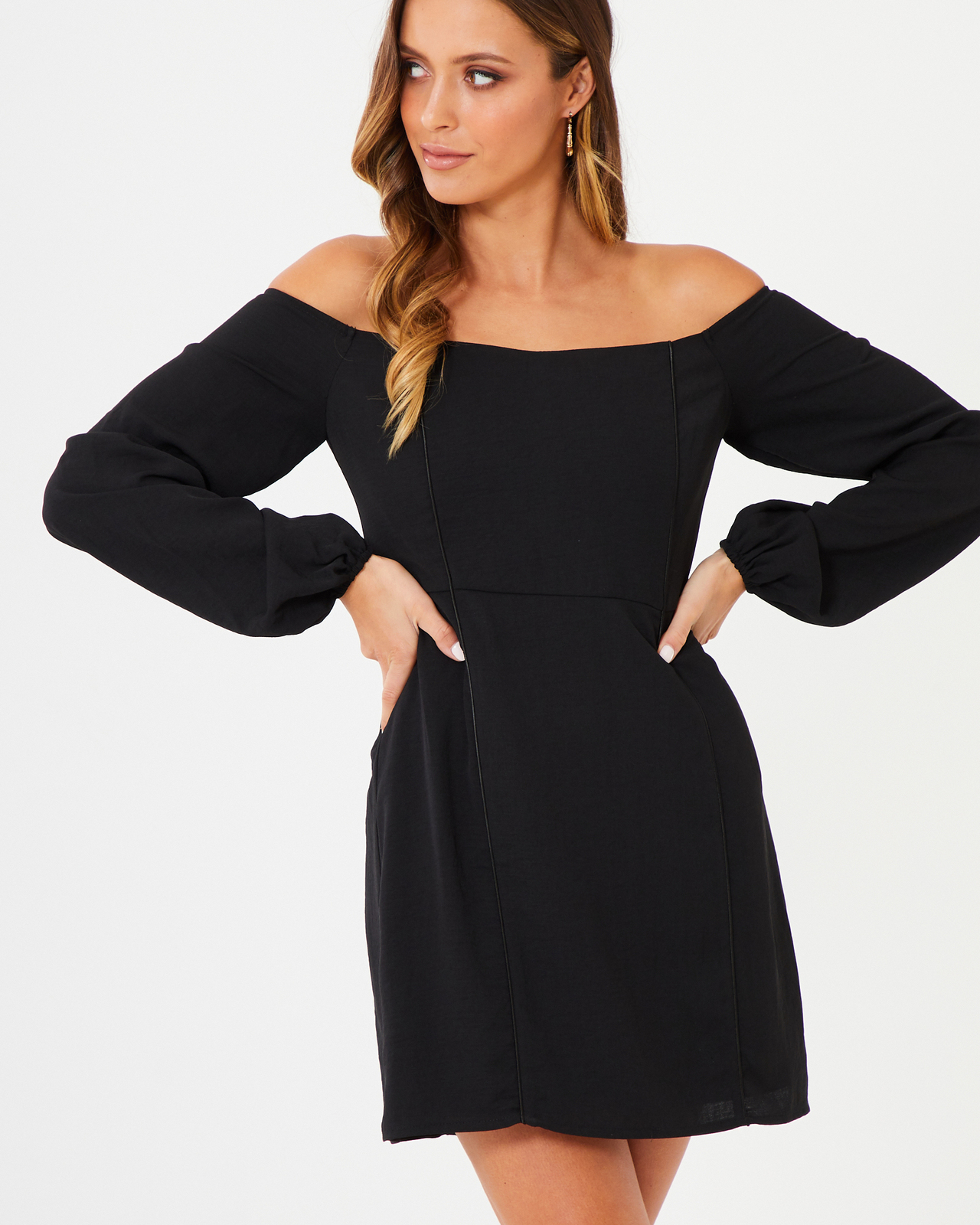 Ellia Off-Shoulder Mini Dress