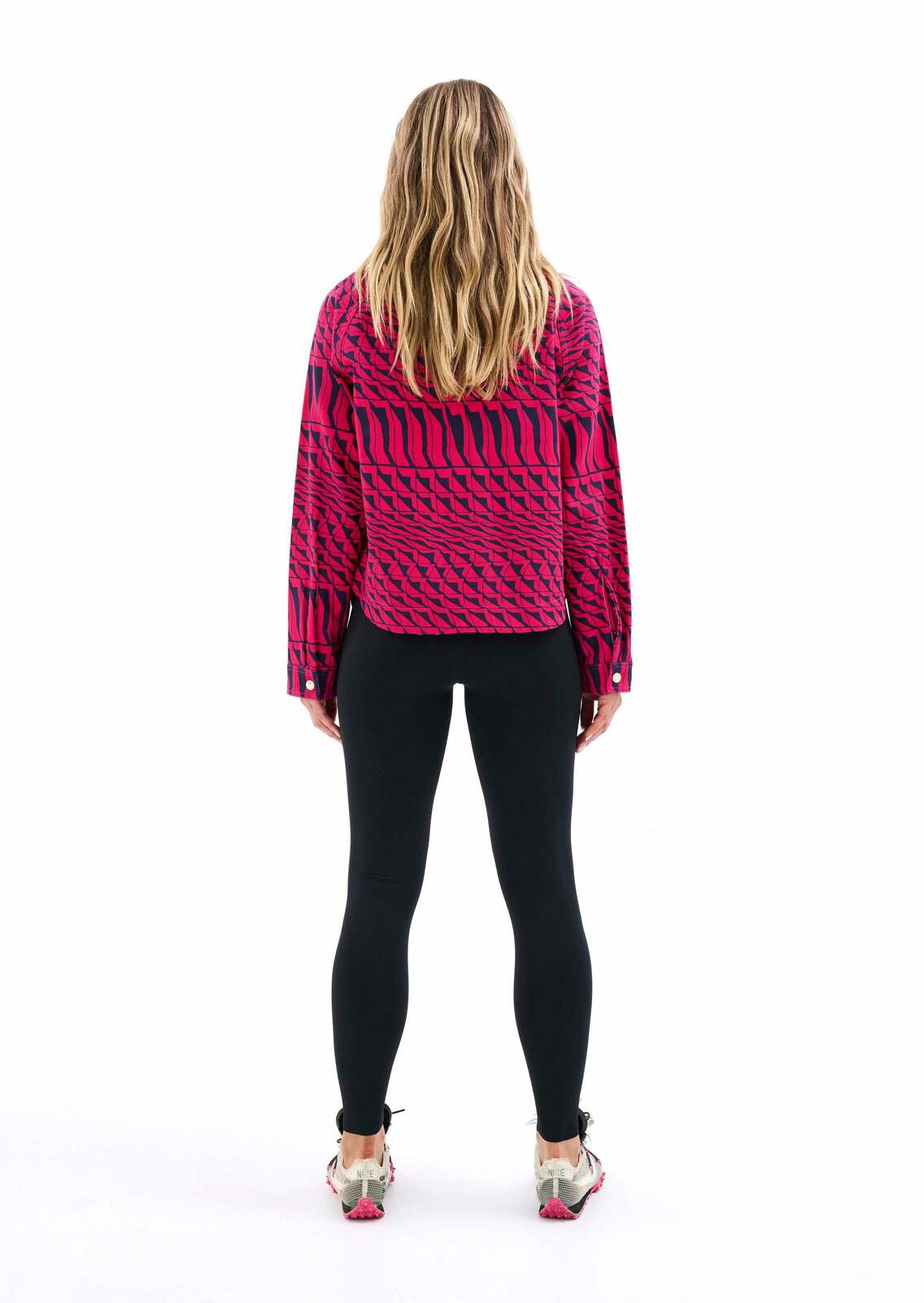 EMPIRE JACKET IN GEOMETRIC PRINT
