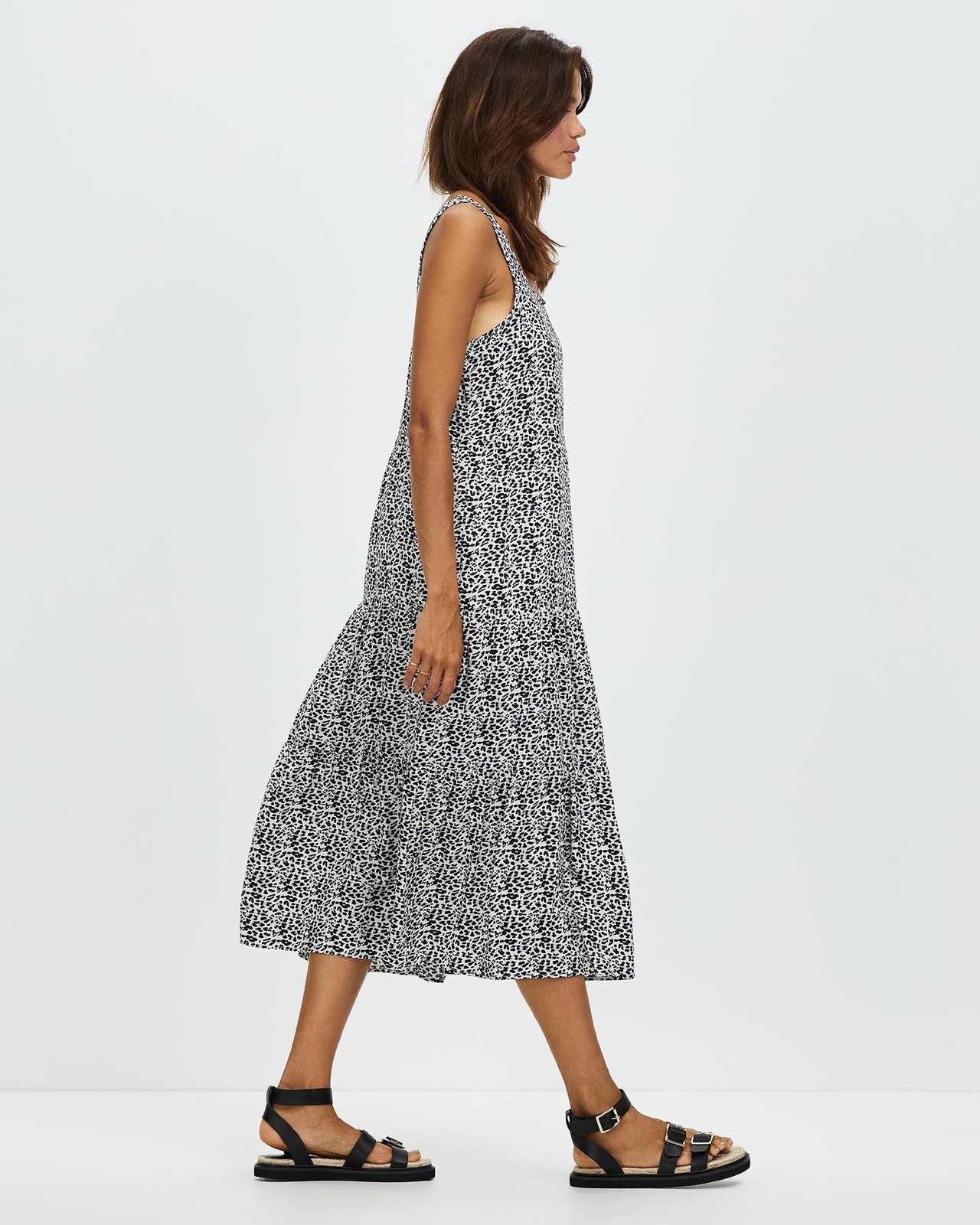 Sahara Tiered Midi Dress