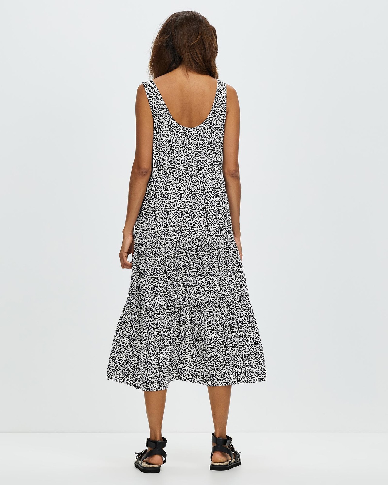 Sahara Tiered Midi Dress