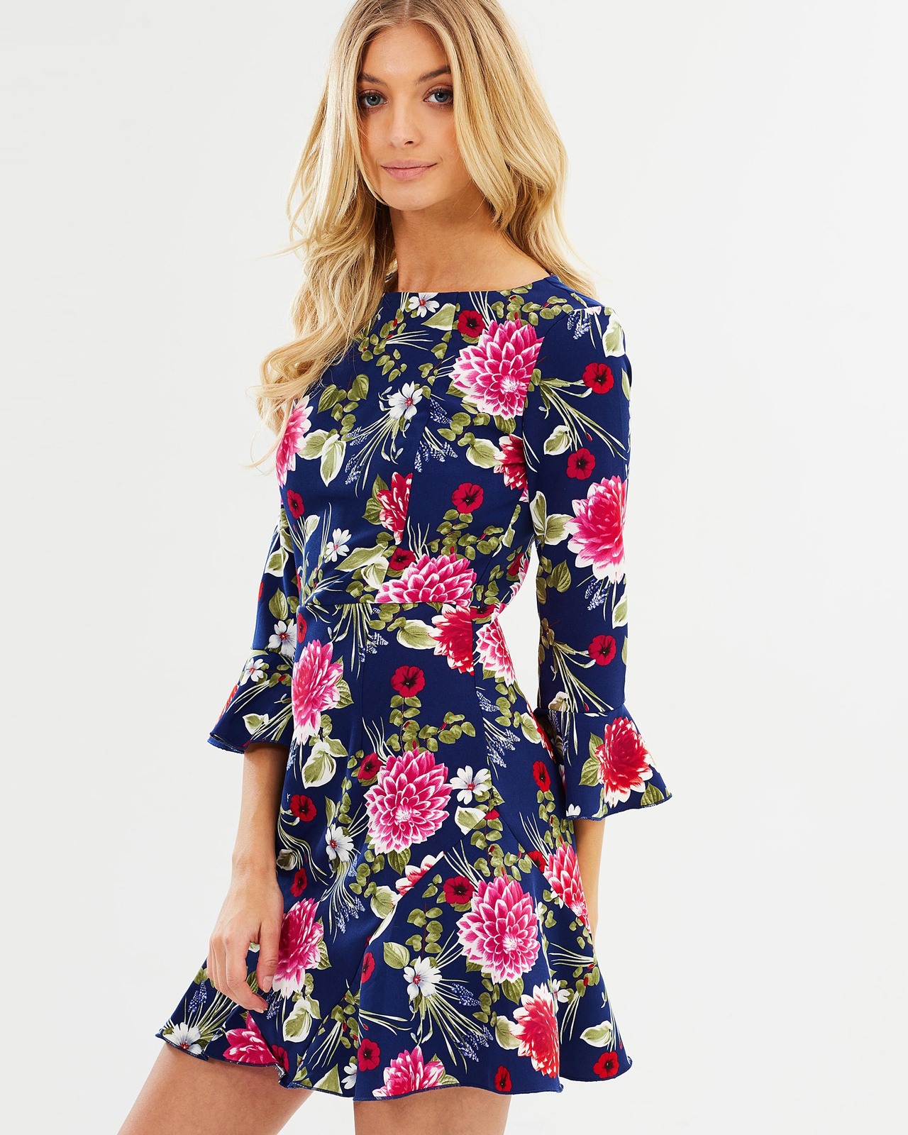 Mia High Neck Dress
