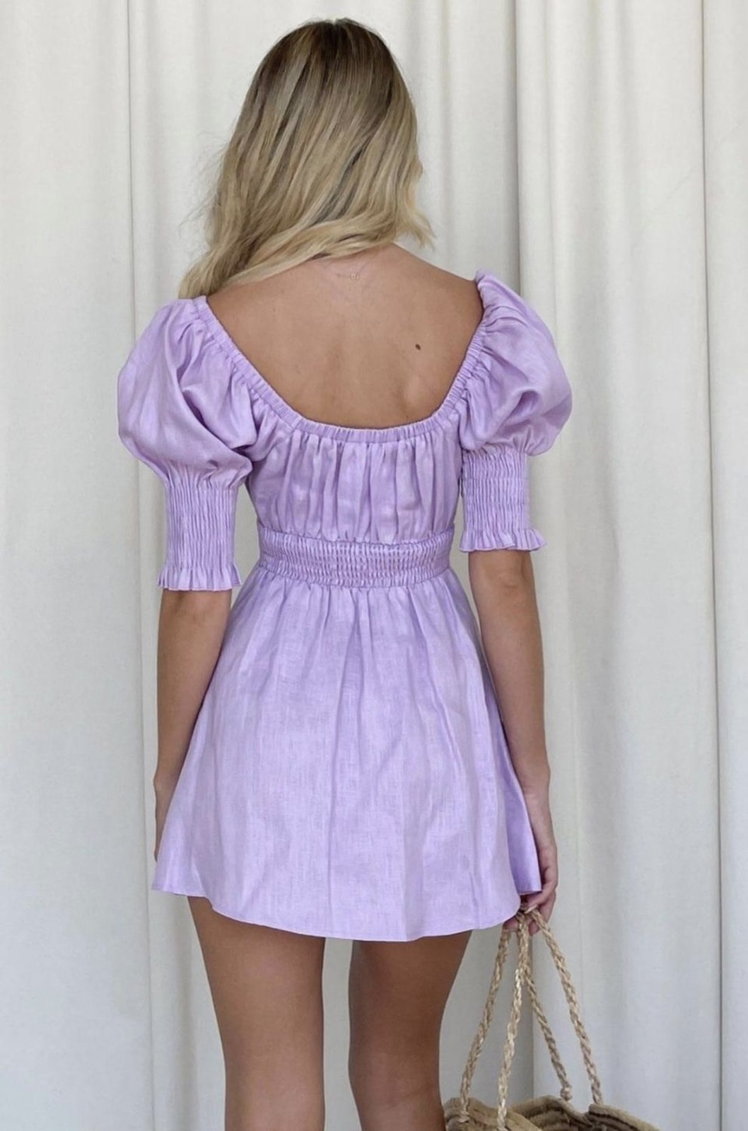 New Girl Linen Beach Dress 