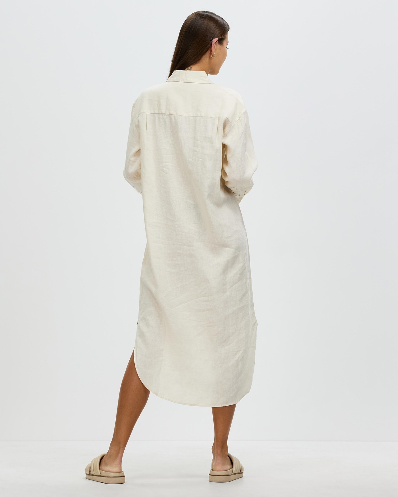 Assembly Label Everyday Linen Shirt Dress AirRobe