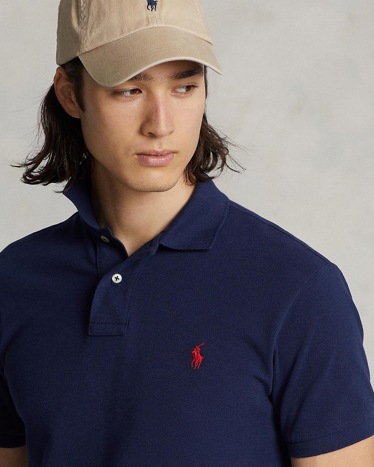 Classic Fit Mesh Polo