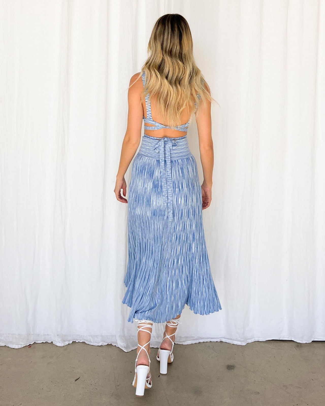 Fall For You Pleated Midi Skirt