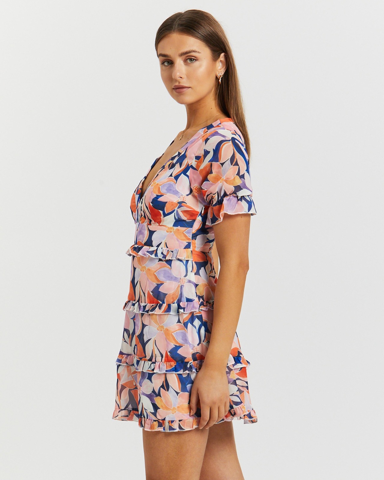 Loni Ruffle Mini Dress