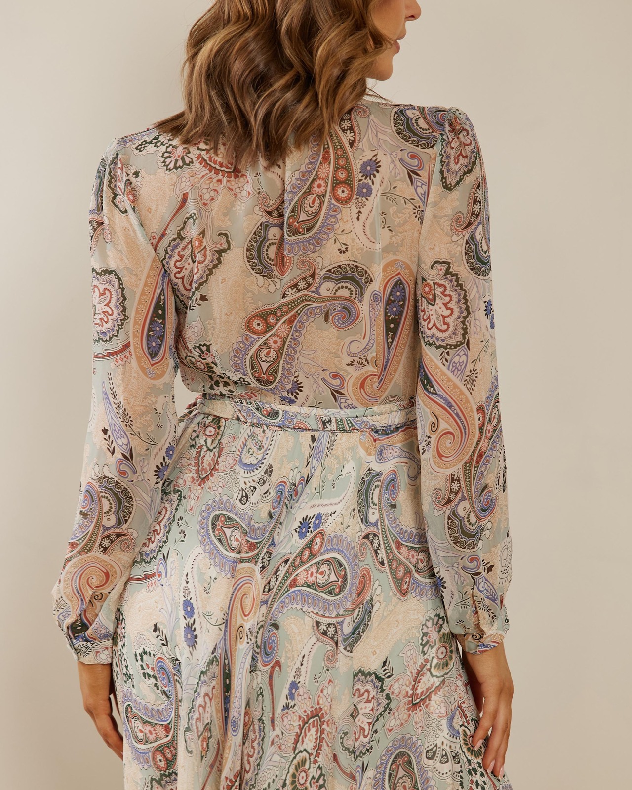Cleopatra Pleated Wrap Dress