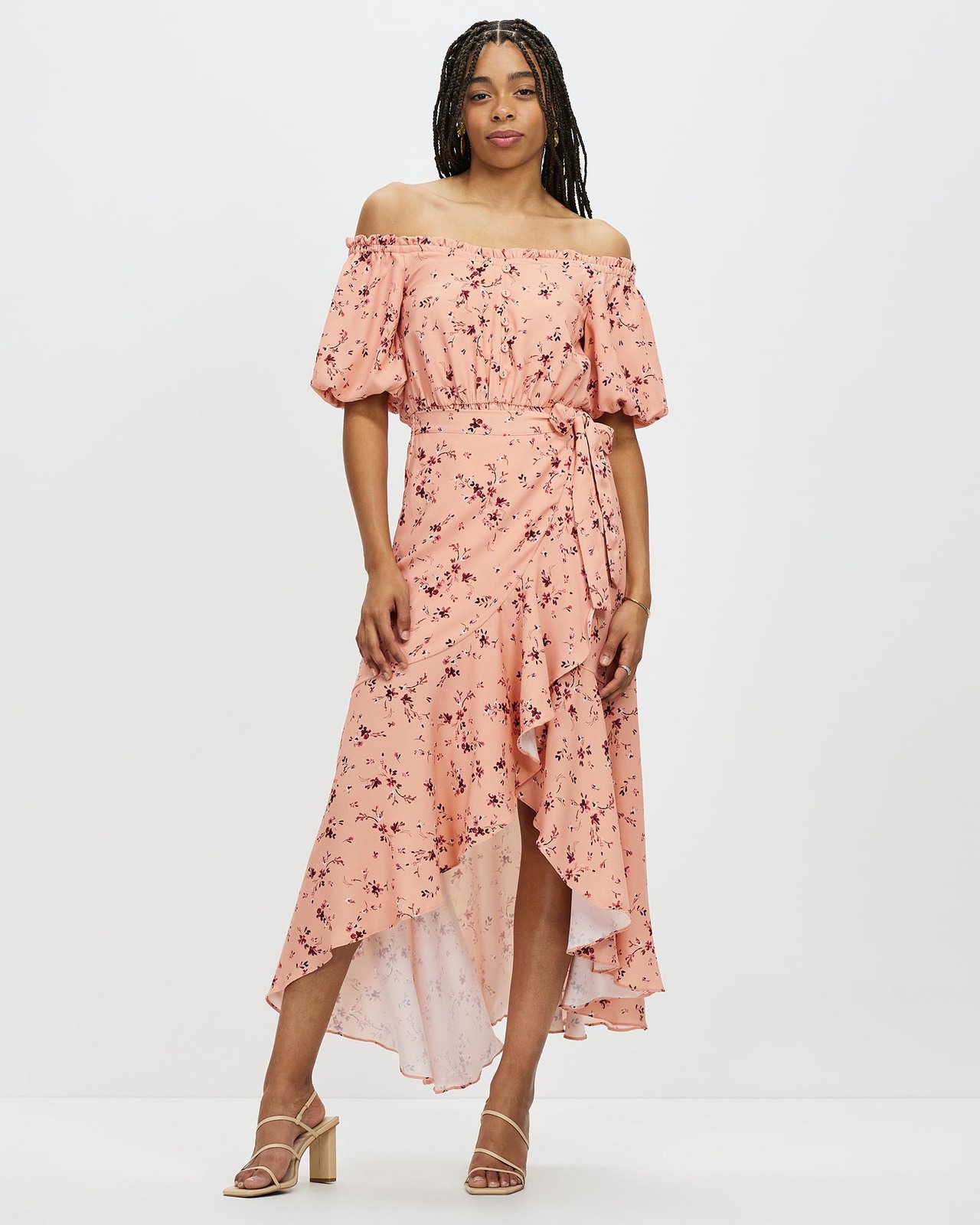 knee length dresses for ladies Florida Keys Cutie Pocketed Cutout Slit Midi Dress – lilipretty main image 1
