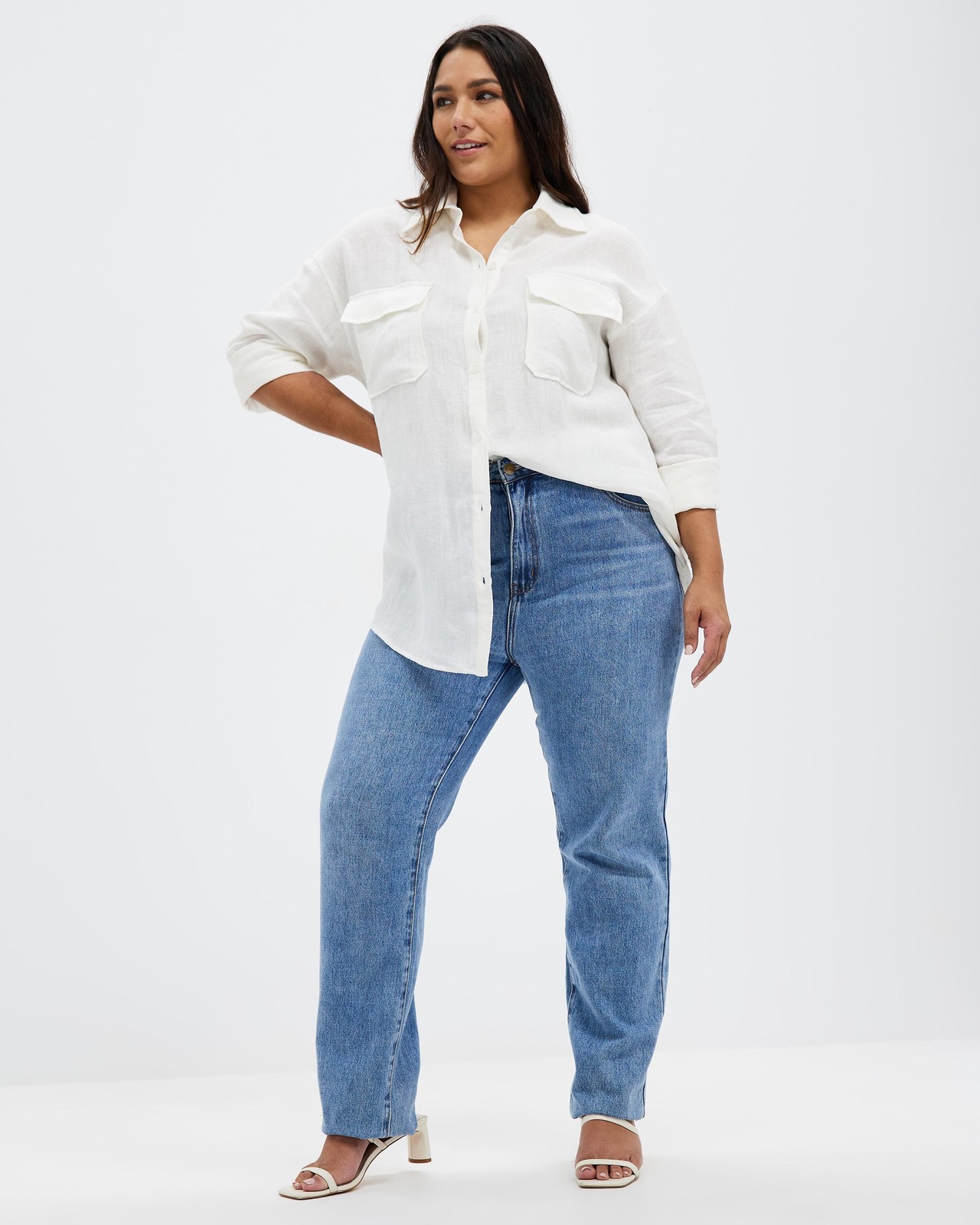 Linen Pocket Detail Shirt