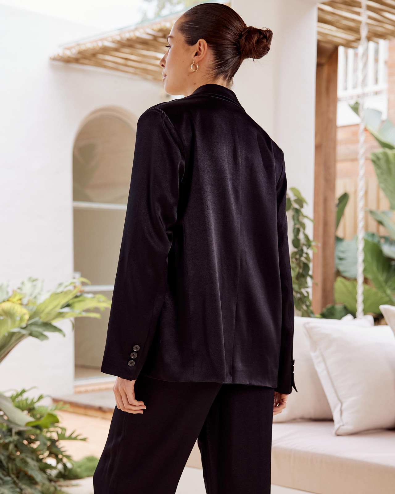 Satin Blazer