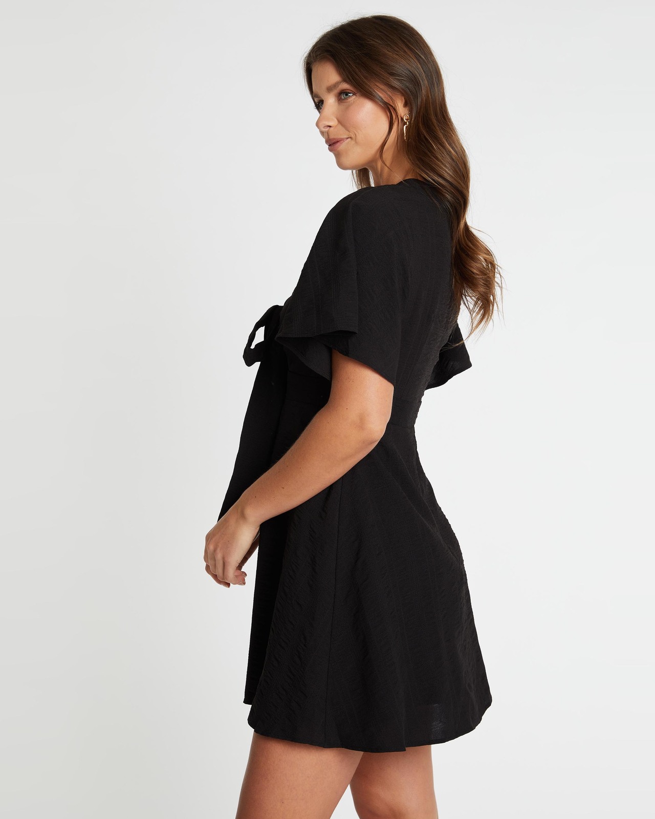 Millie Tie Front Mini Dress