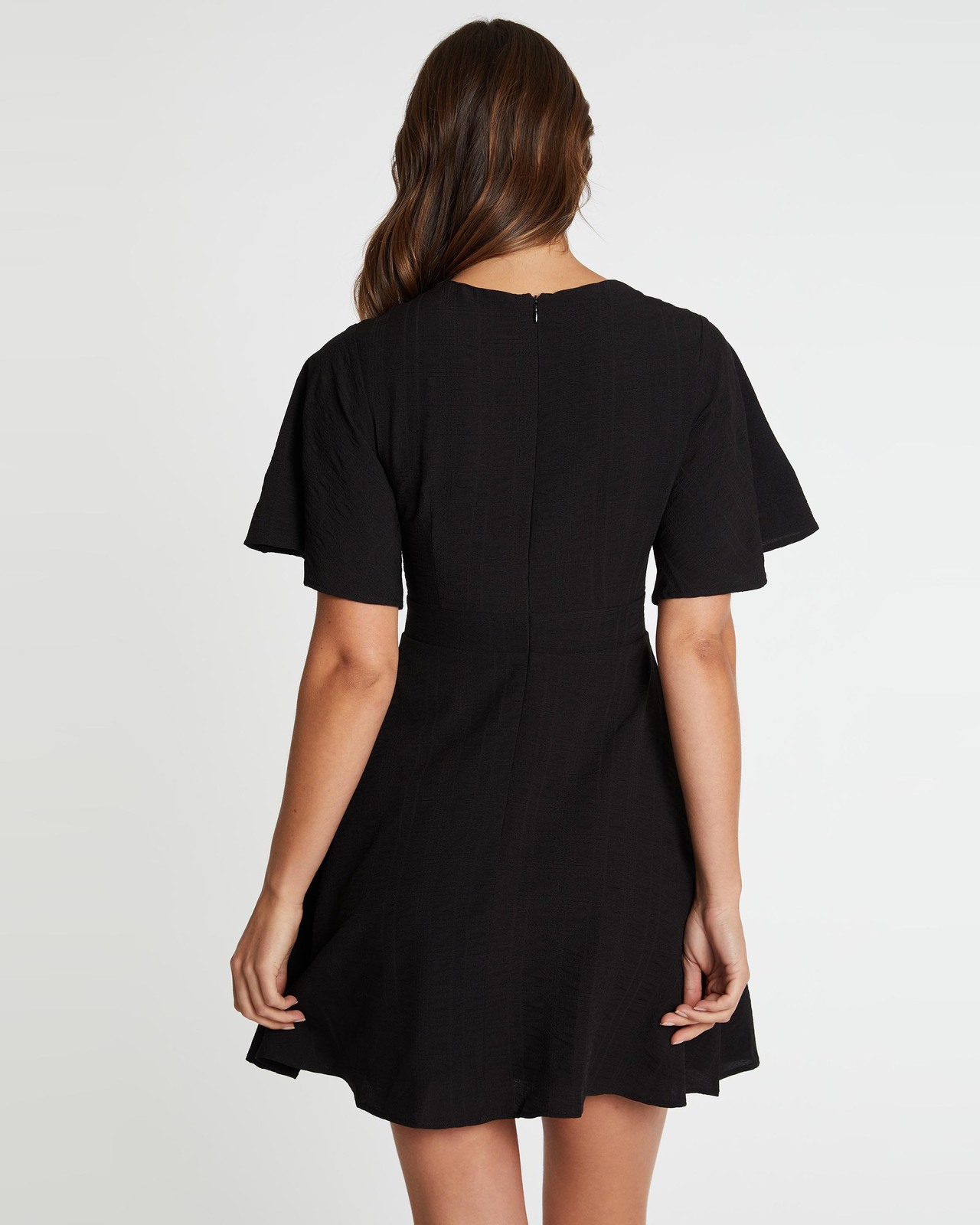 Millie Tie Front Mini Dress