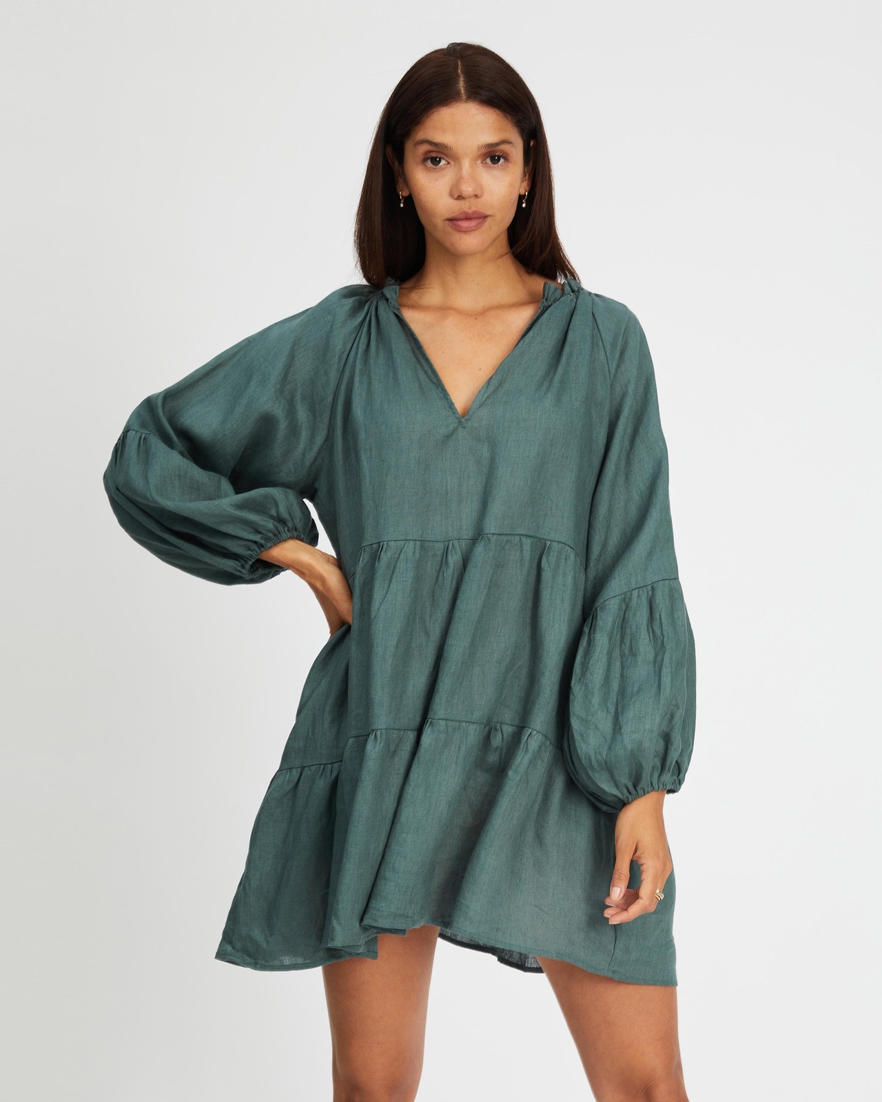 Linen Smock Dress
