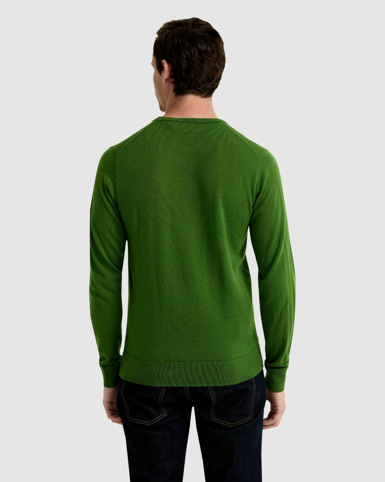 Merino Crew Neck Knitted Pullover