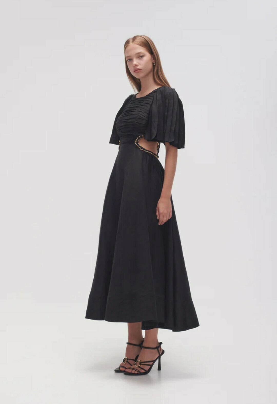 Monica chainlink midi dress 